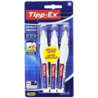 Tipp-Ex Shaken Squeeze Corrector Líquido (4 ml) – Blíster de 3 unidades